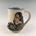 Handmade pottery mug