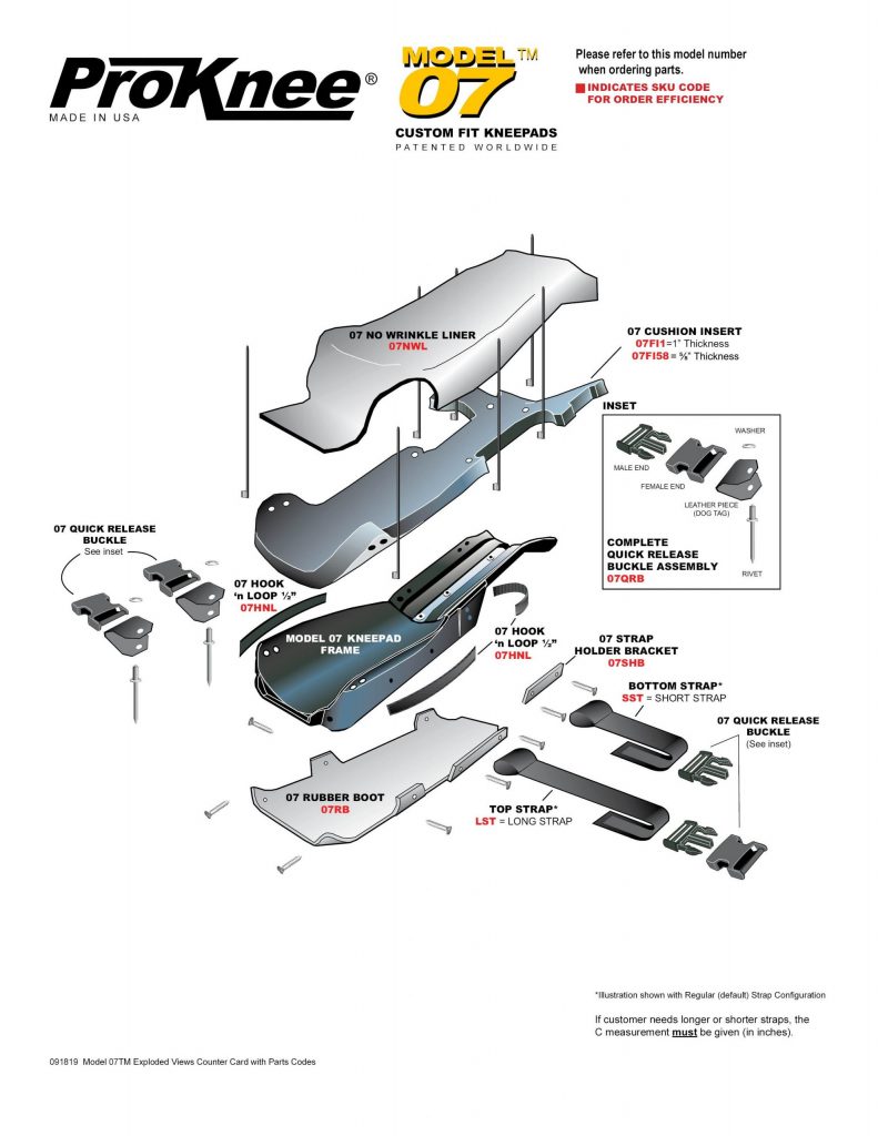 ProKnee Model 07 Parts