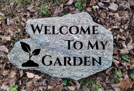 Welcome to My Garden Stone